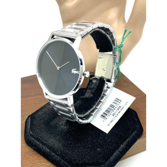 Lacoste Men's Watch 2011305 Quartz Blue Dial Silver Stainless Steel 40mm - Picture 2 of 13